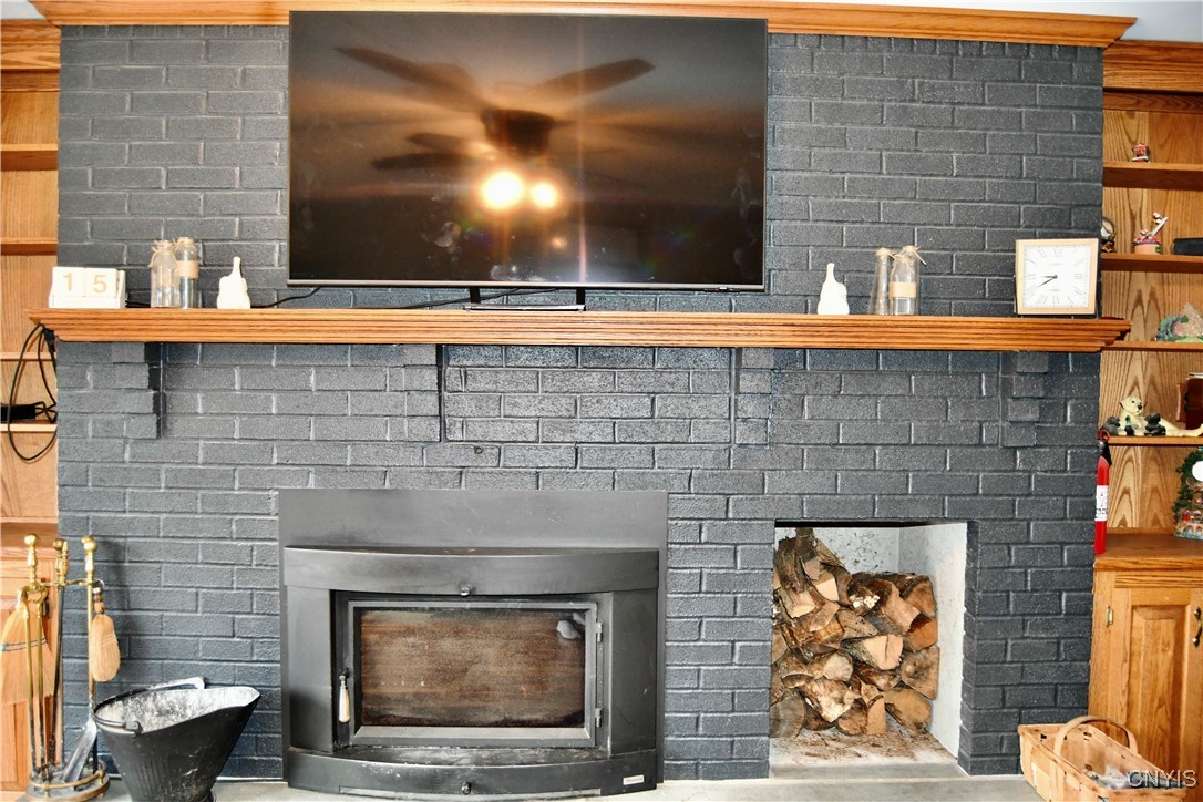 7413 Sanger Hill Road Sangerfield, NY 13480 - Photo 13 of 38 Wood Burning Fireplace