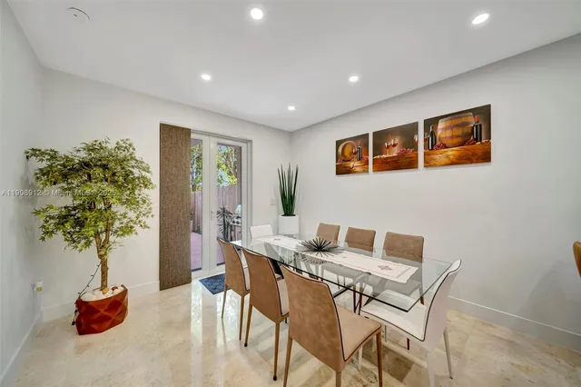 a view of a building with a outdoor space