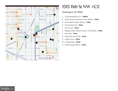 $425,000 | 1515 11th Street Northwest, Unit C2, Washington, DC 20001