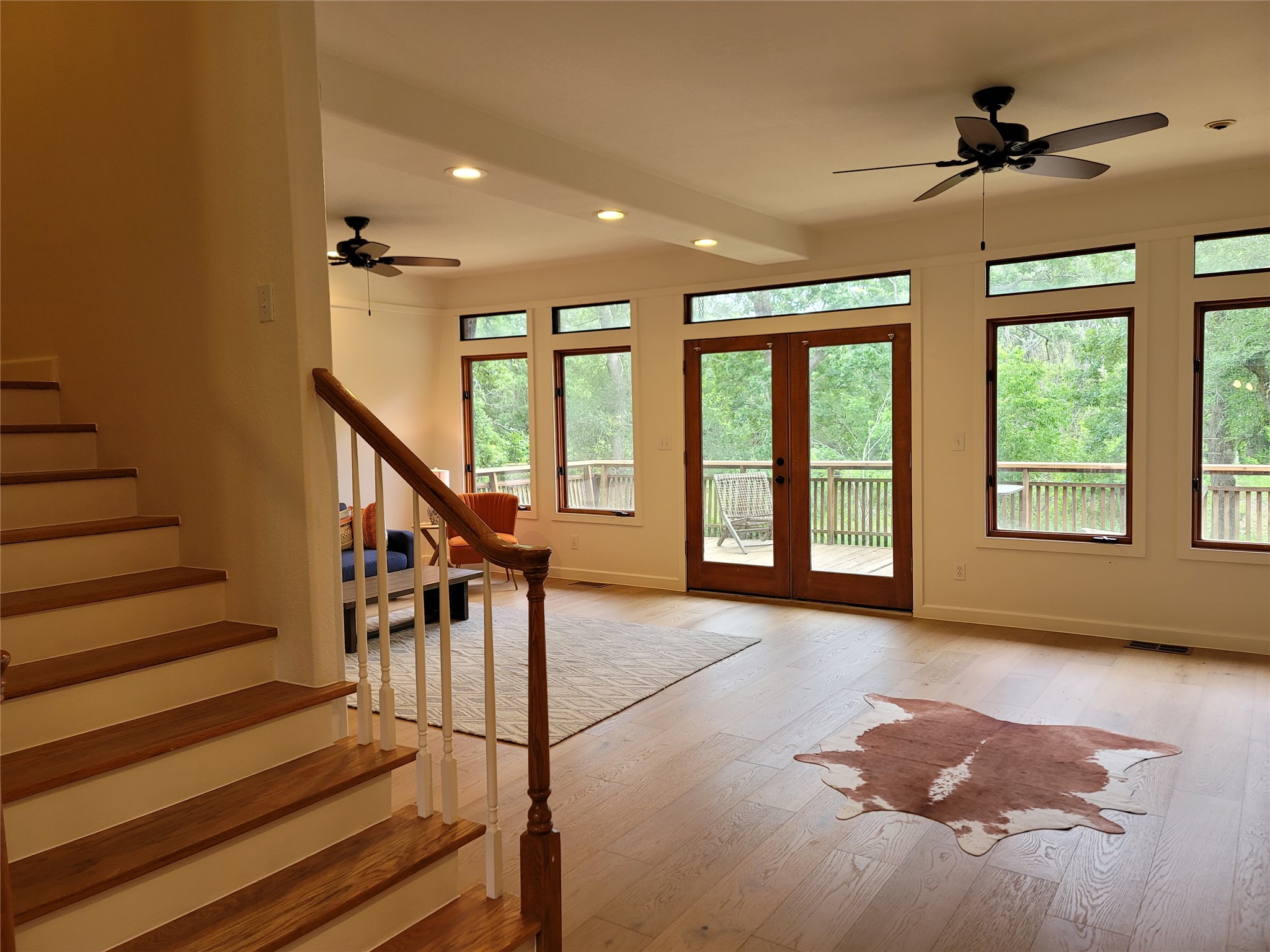 281 Earl Callahan Road, Unit A Cedar Creek, TX 78612 - Photo 5 of 39 a view of entryway and hall with wooden floor