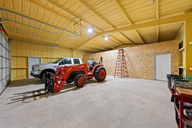 a view of empty room with windows