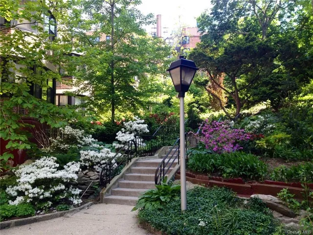 a view of a garden