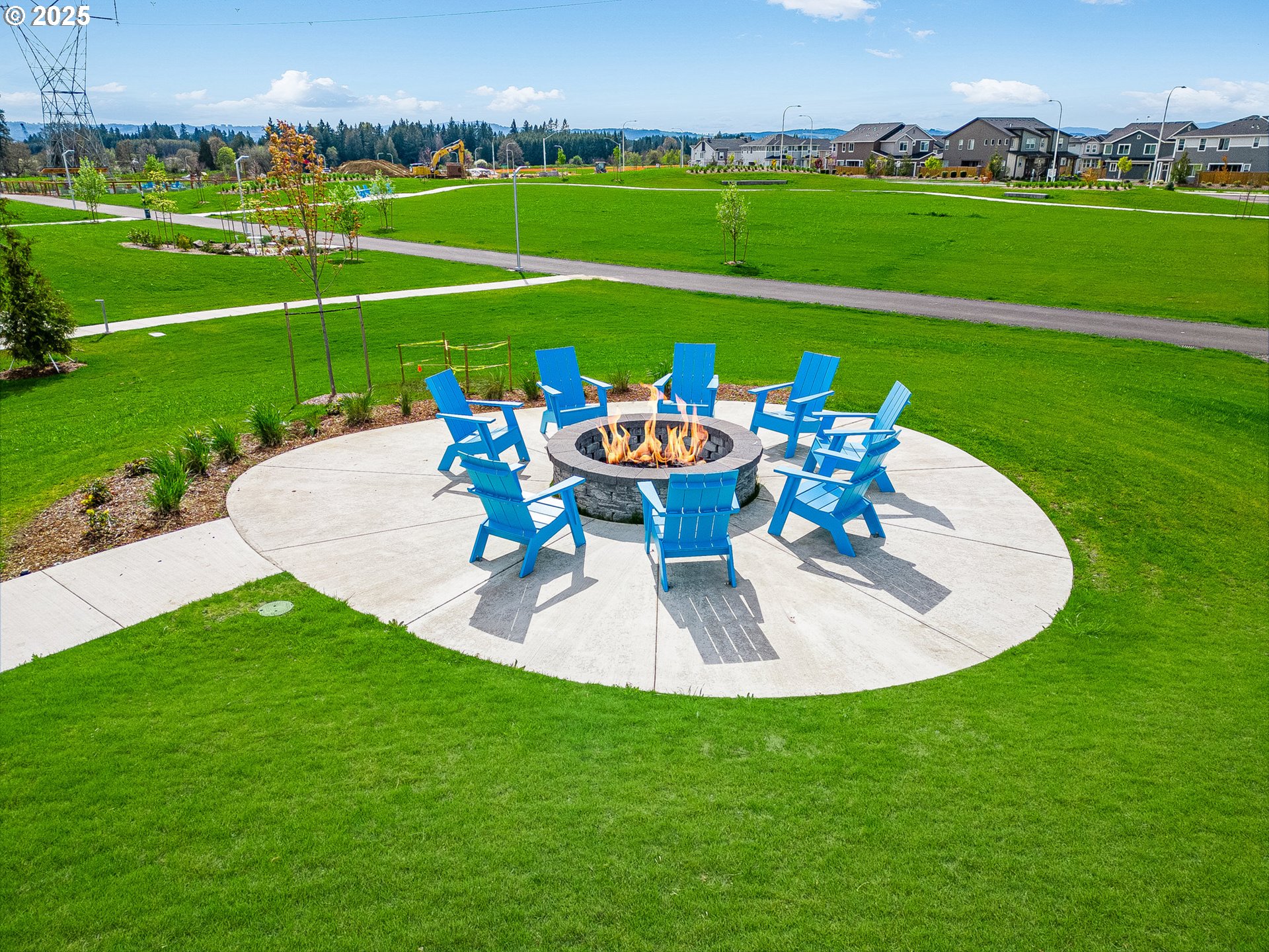 3365 Southwest 209th Avenue Hillsboro, OR 97123 - Photo 20 of 23 a view of a table and chairs in the garden
