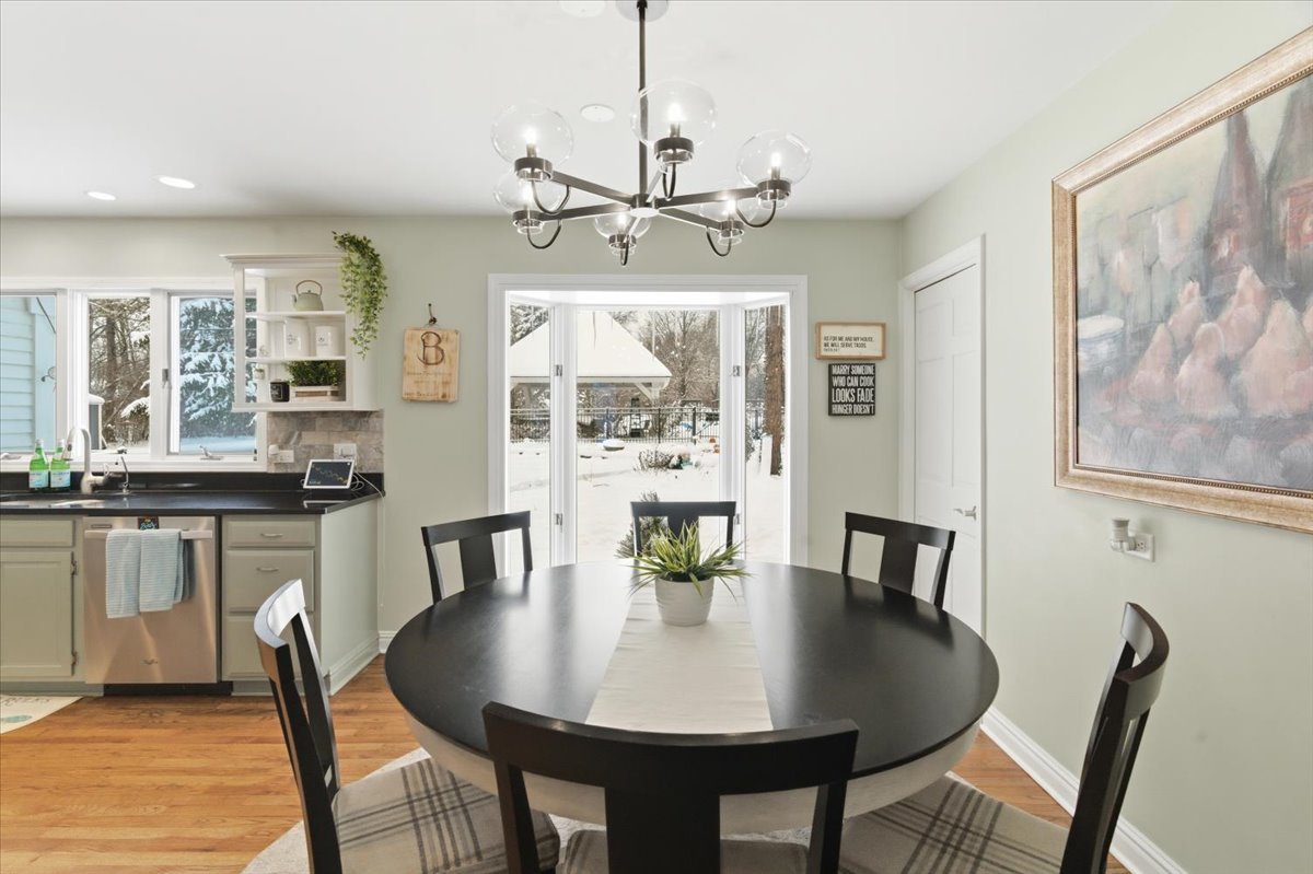 12 Crestview Lane Lake Barrington, IL 60010 - Photo 16 of 54 a view of a dining room with furniture window and outside view