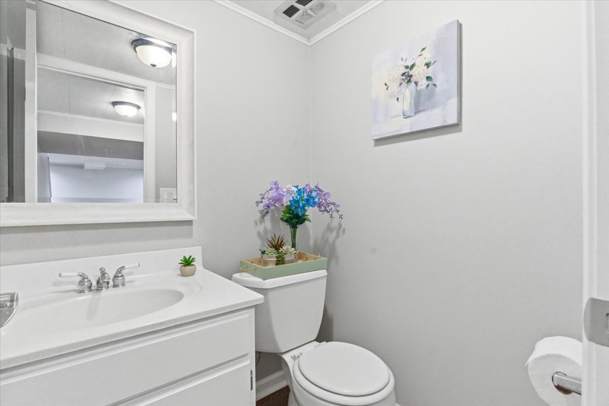 12 Crestview Lane Lake Barrington, IL 60010 - Photo 36 of 54 a bathroom with a sink mirror and toilet