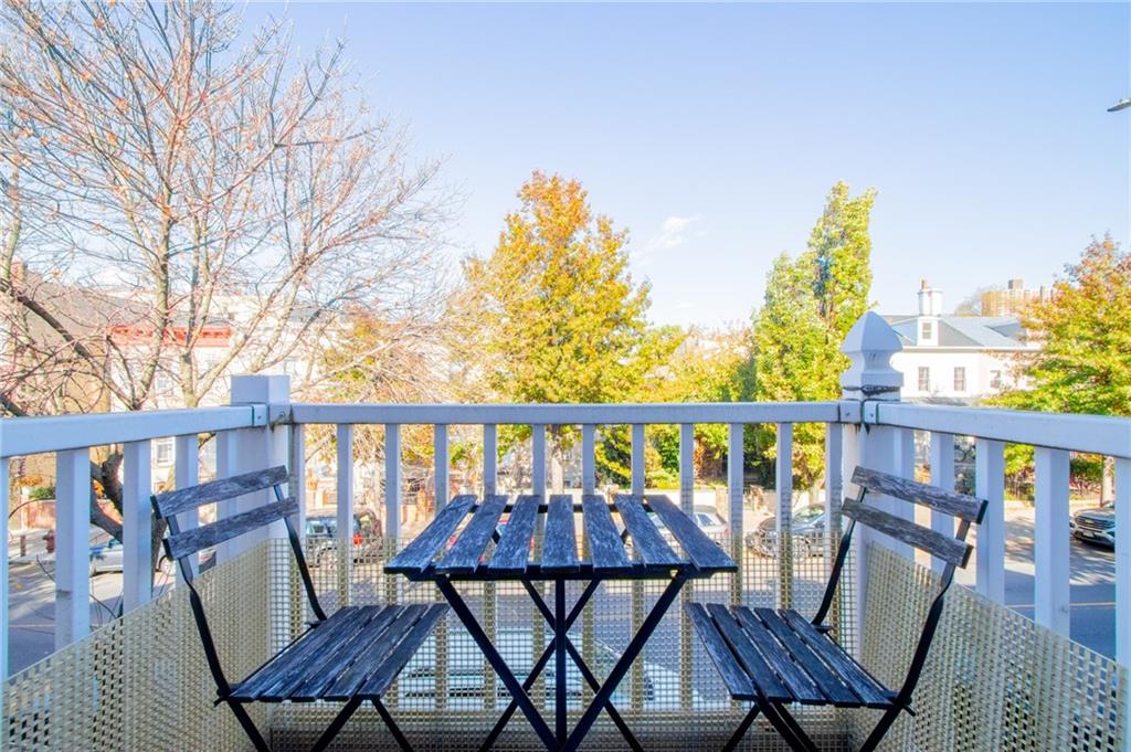 136 Bay Ridge Avenue Brooklyn, NY 11220 - Photo 19 of 48 a view of deck with furniture and a potted plant