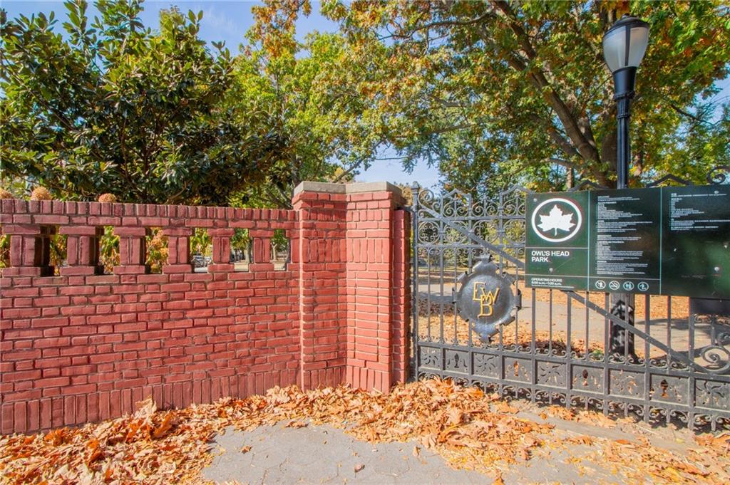 136 Bay Ridge Avenue Brooklyn, NY 11220 - Photo 45 of 48 a front view of a house with a garden