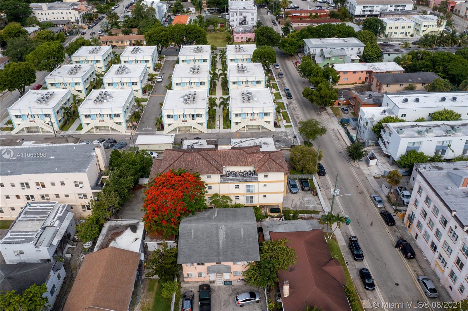 520 Southwest 5th Street, Unit 203 Miami, FL 33130 - Photo 40 of 51 an aerial view of residential houses with outdoor space