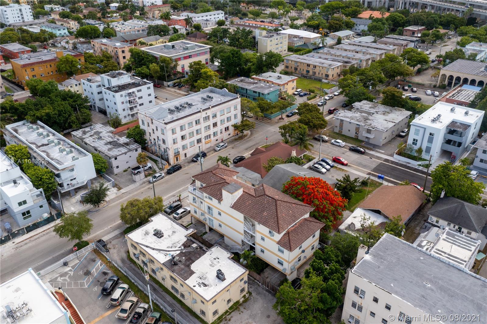 520 Southwest 5th Street, Unit 203 Miami, FL 33130 - Photo 43 of 51 an aerial view of a city with lots of residential buildings