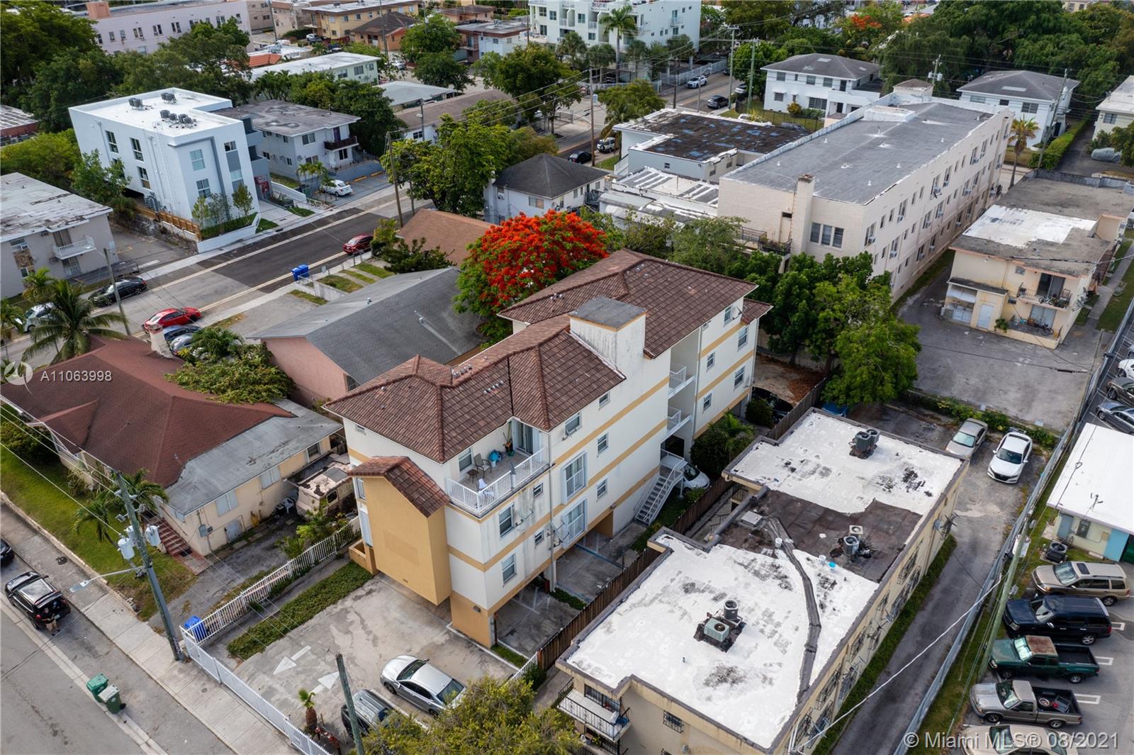 520 Southwest 5th Street, Unit 203 Miami, FL 33130 - Photo 46 of 51 an aerial view of a house with a mountain view