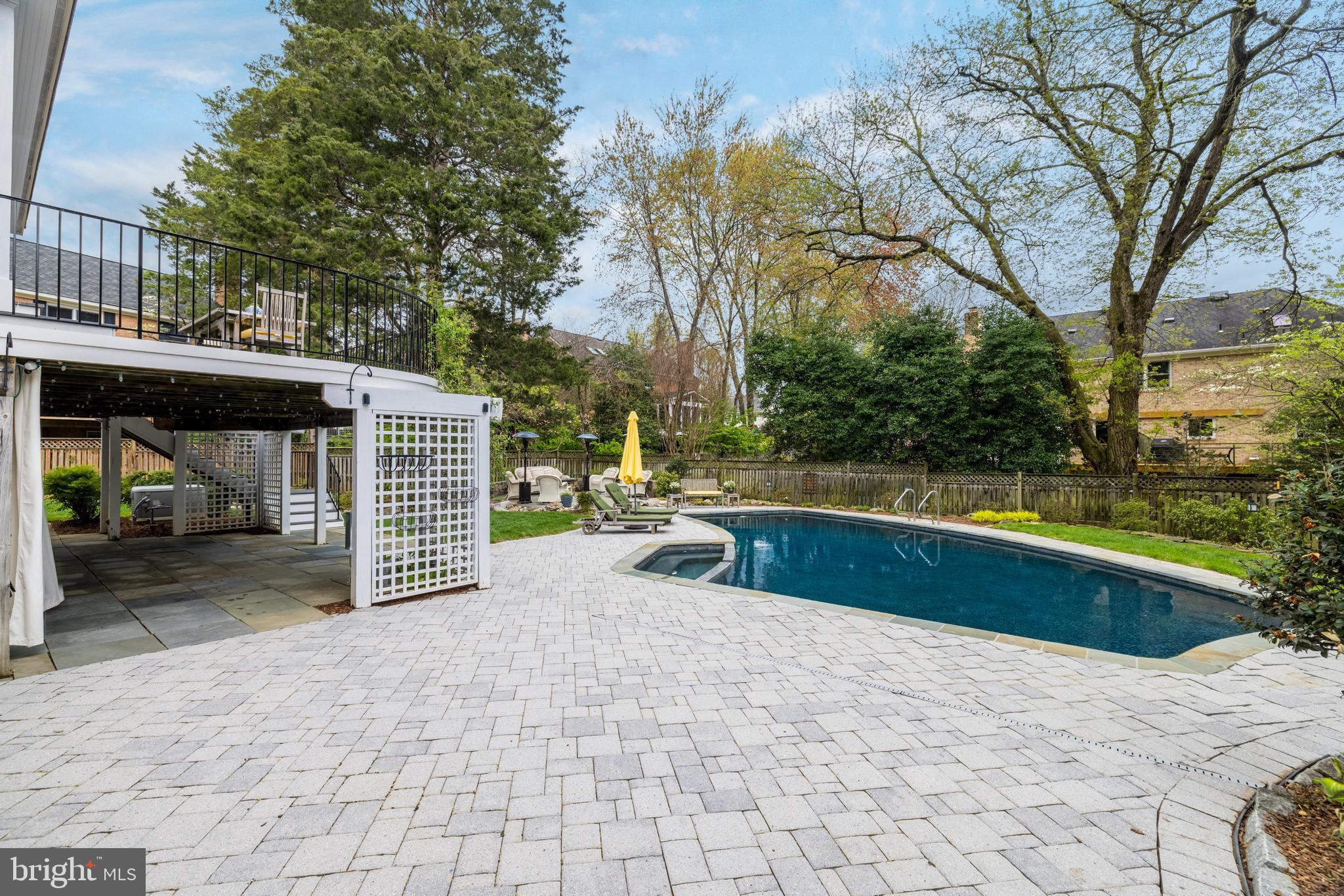 1205 Suffield Drive McLean, VA 22101 - Photo 71 of 76 a swimming pool with outdoor seating and yard