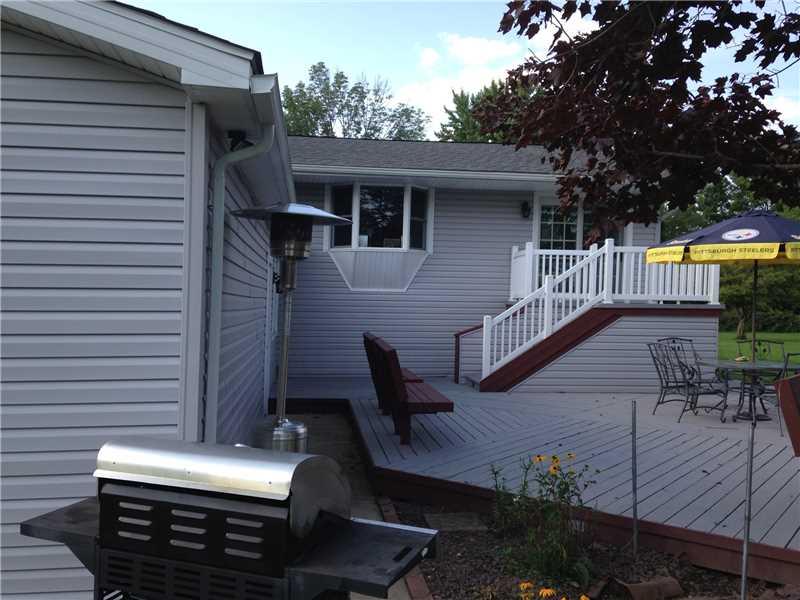 4378 Seneca Road Sharpsville, PA 16150 - Photo 3 of 24 Exterior Back. Side View, deck