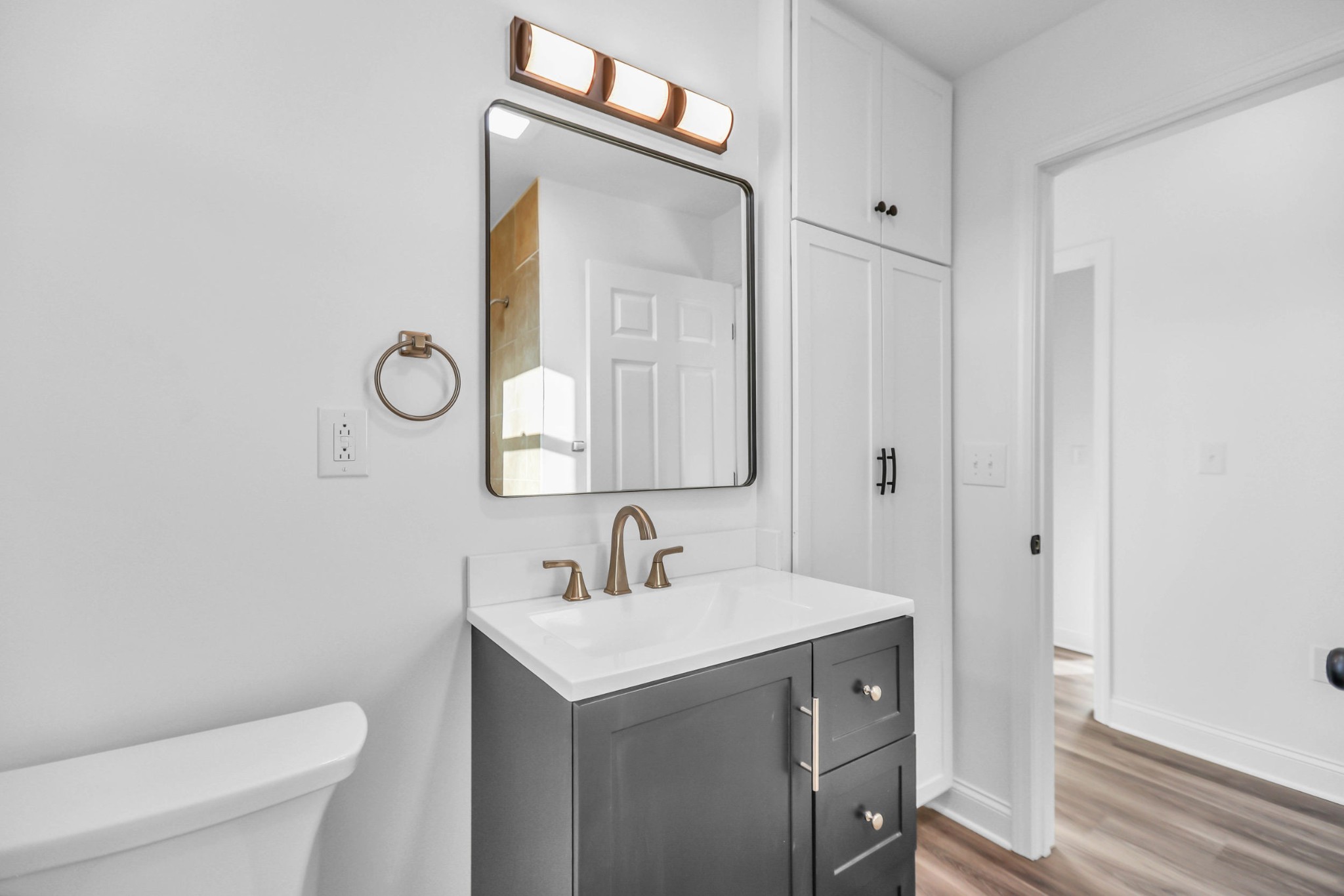 1399 Saundersville Road Hendersonville, TN 37075 - Photo 34 of 56 a bathroom with a sink vanity mirror and toilet