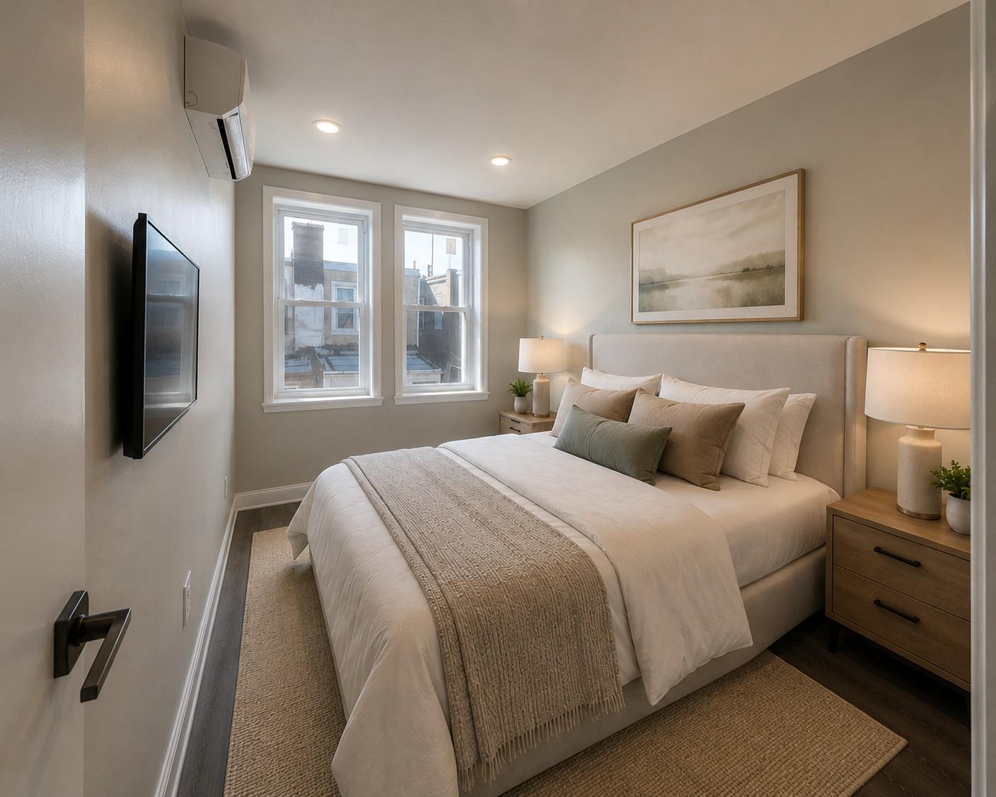 Bedroom (Virtually Staged photo)