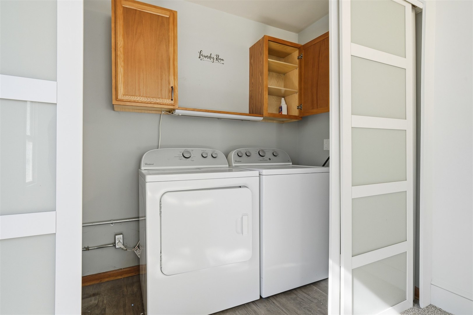305 South Perry Street Carlock, IL 61725 - Photo 12 of 30 a utility room with dryer and washer