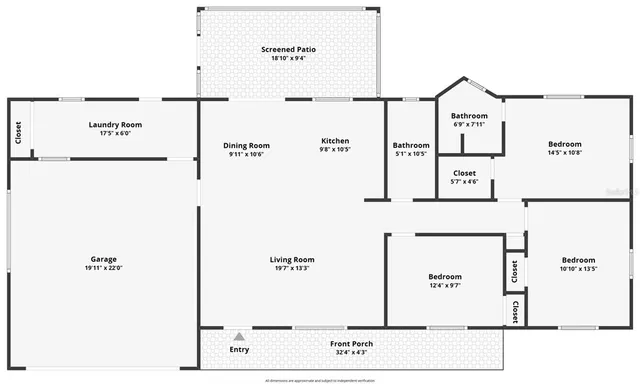 a large kitchen with cabinets and wooden floor