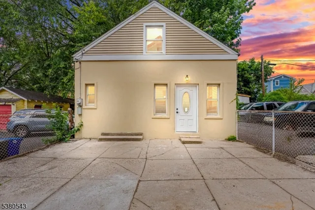 a view of a house with a patio