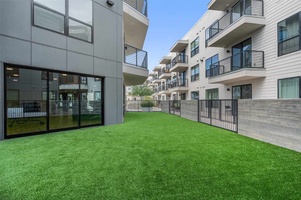 1701 Simond Avenue, Unit 206 Austin, TX 78723 - Photo 26 of 37 a view of an apartment with a backyard