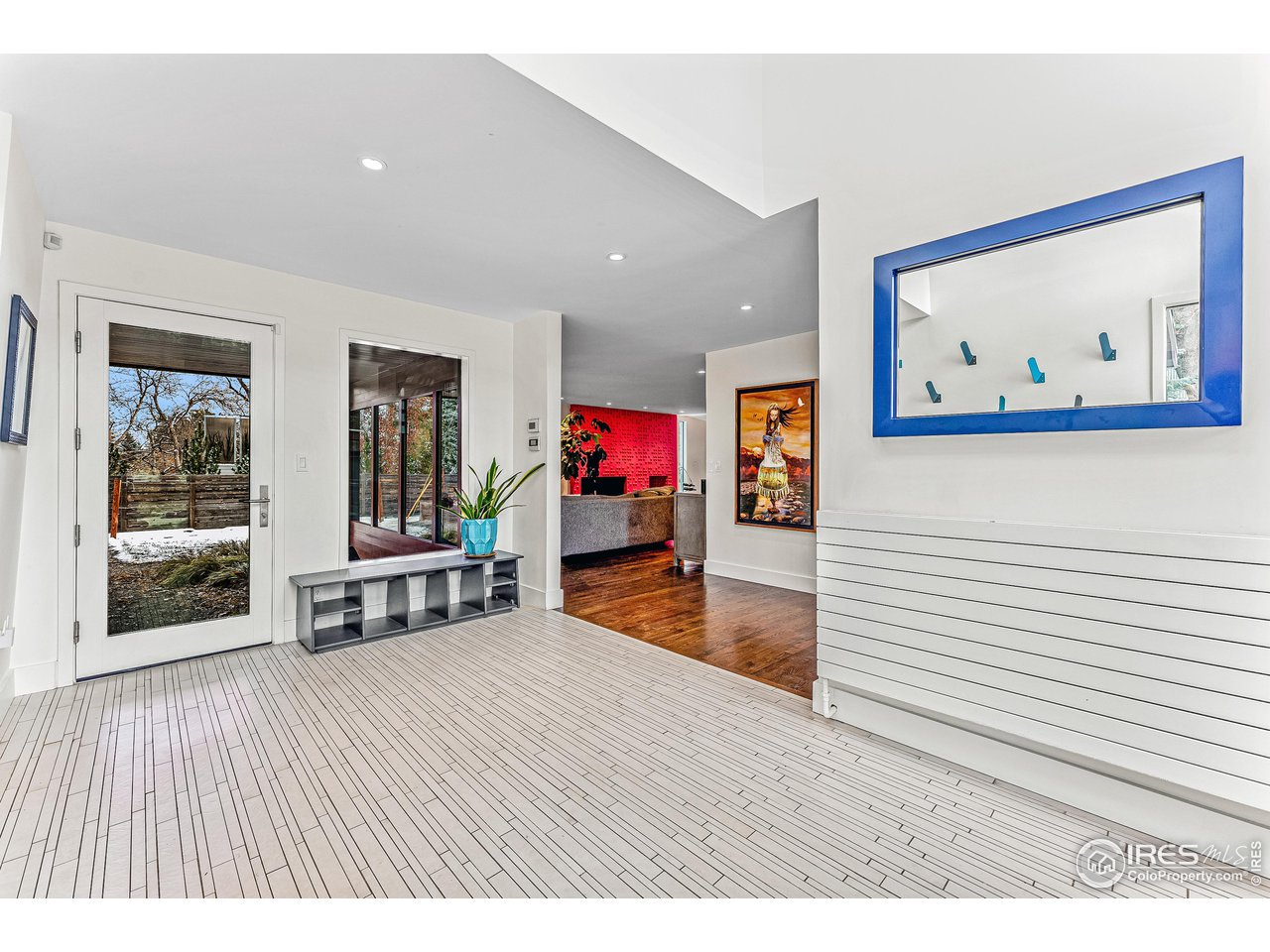 3560 9th Street Boulder, CO 80304 - Photo 11 of 39 a living room with furniture and a wooden floor