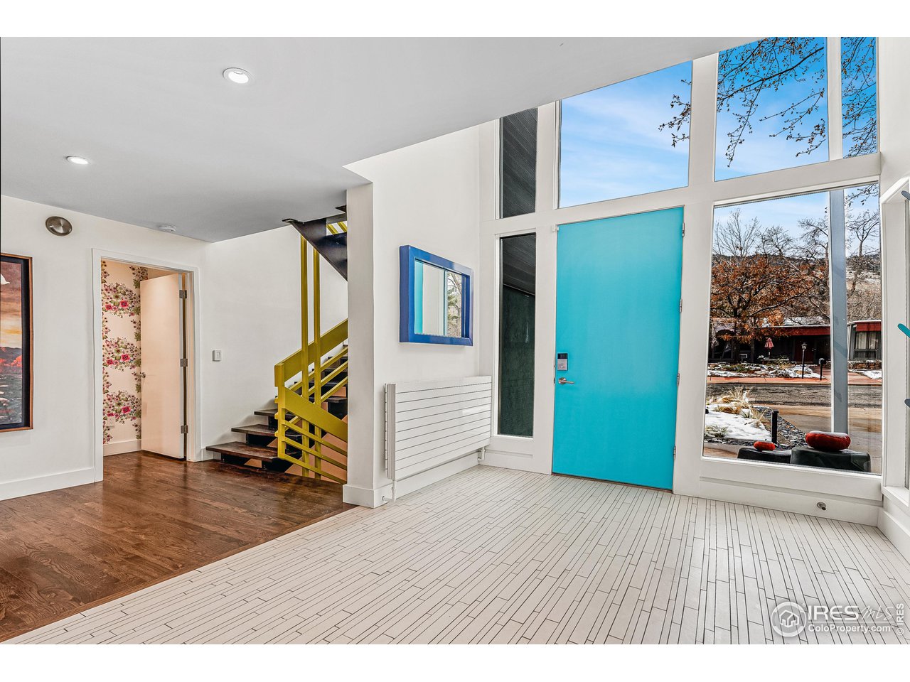 3560 9th Street Boulder, CO 80304 - Photo 10 of 39 a view of an entryway with wooden floor