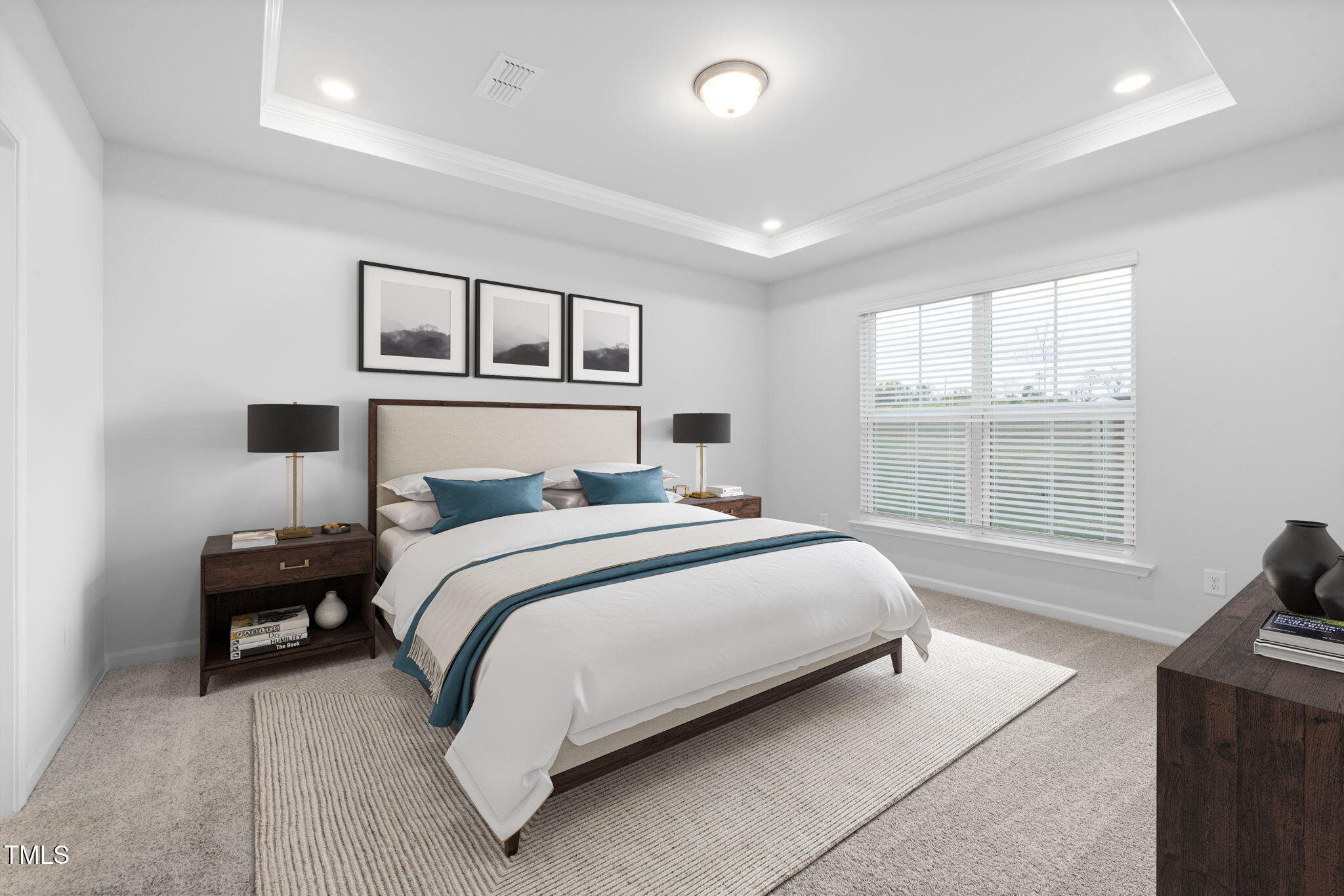 1382 Rowboat Road Apex, NC 27502 - Photo 10 of 19 a bedroom with a bed and a window