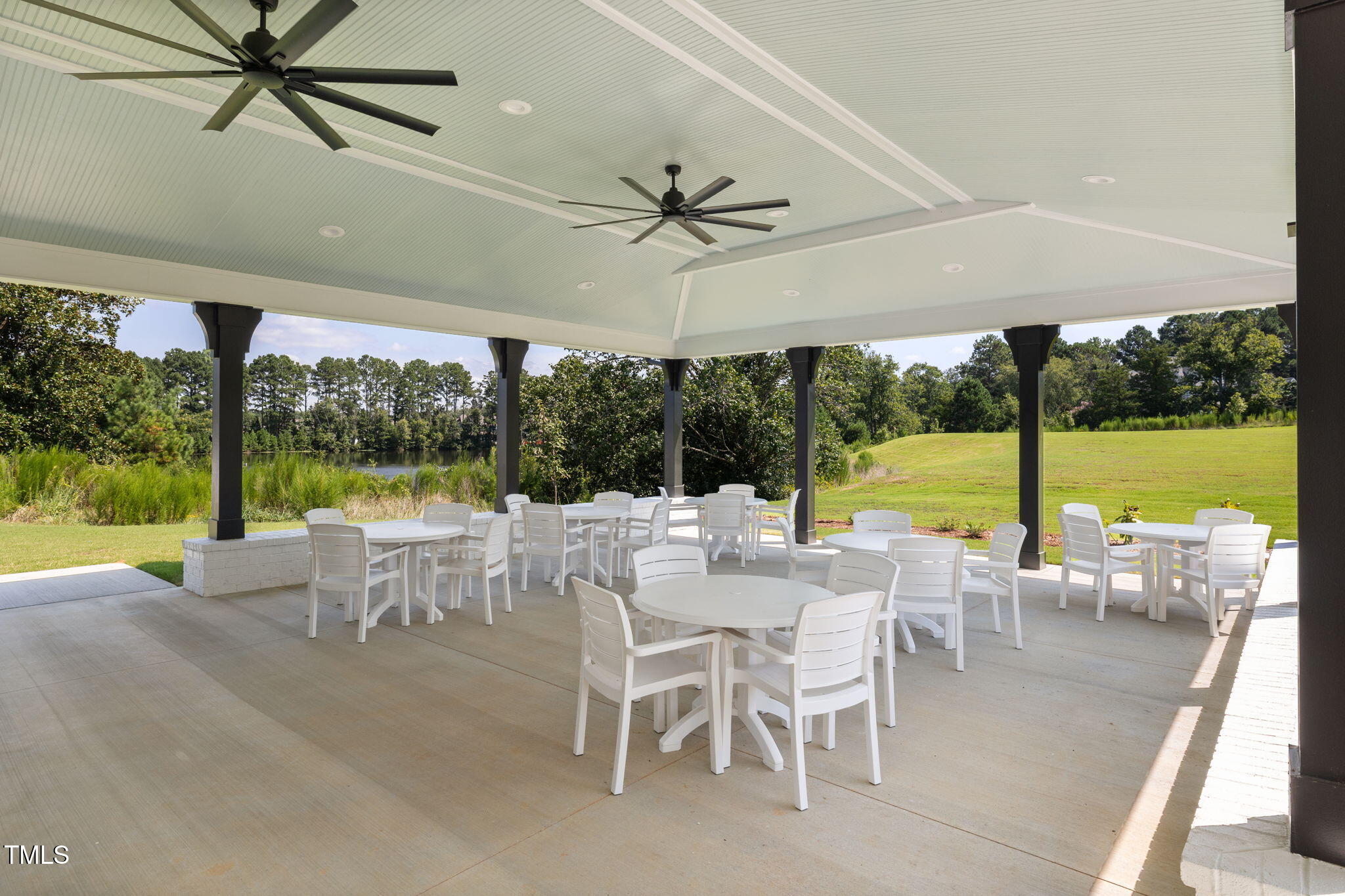 1382 Rowboat Road Apex, NC 27502 - Photo 11 of 19 a view of a dining room with furniture window and outside view