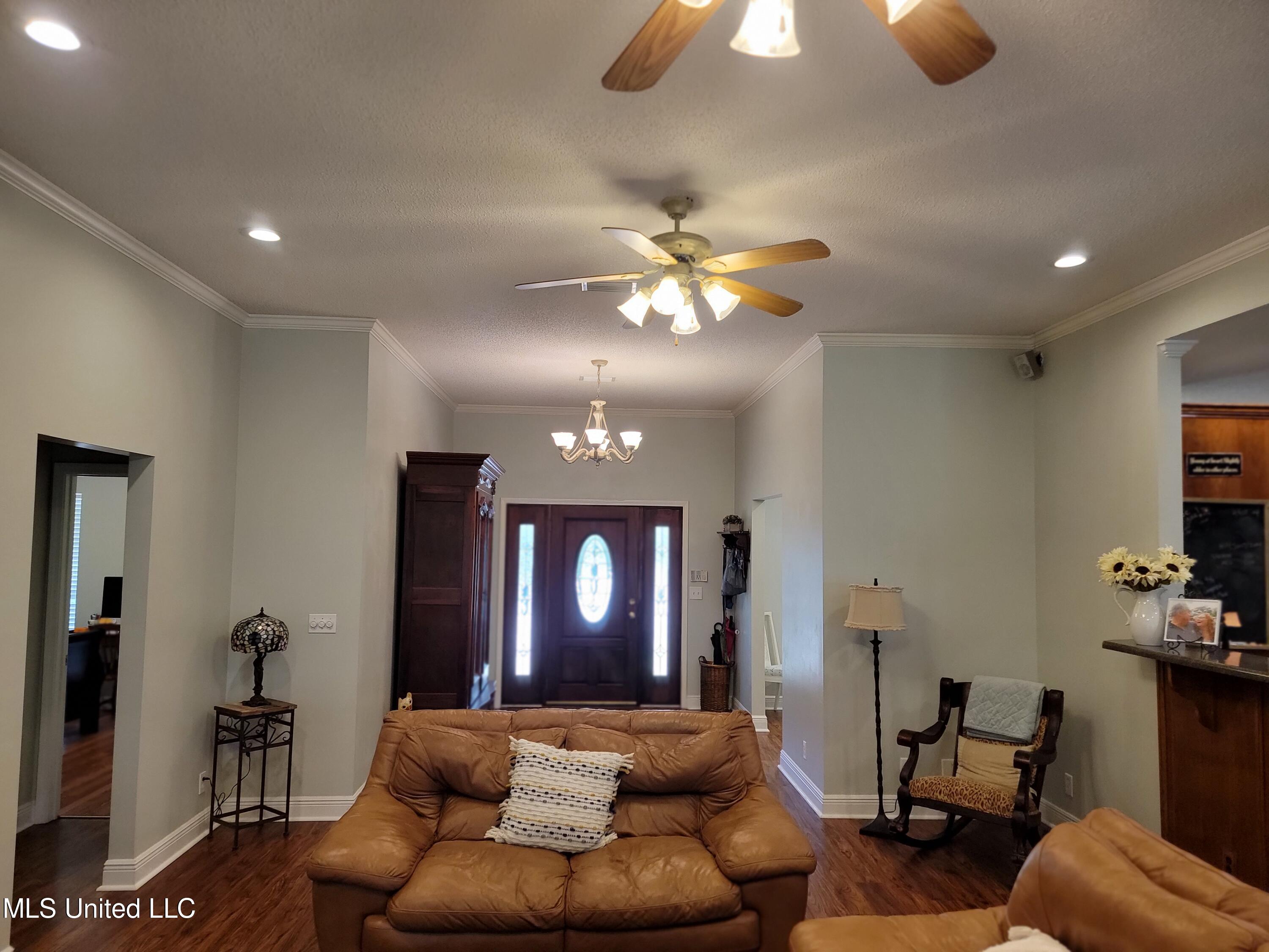 5540 Roxane Street Gautier, MS 39553 - Photo 13 of 35 Living Room looking to Foyer/Front Door