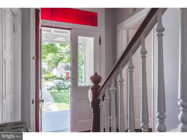 a view of front door