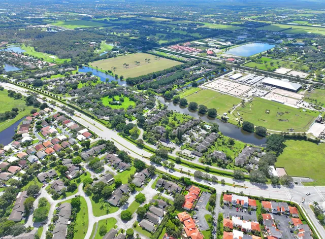 view of a city with an ocean