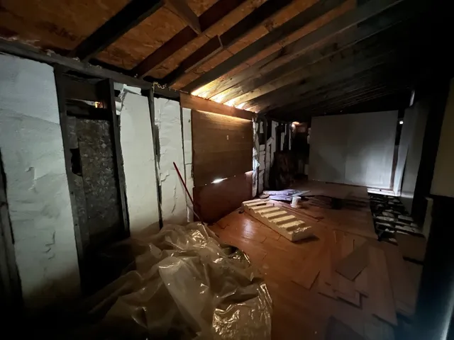 a backyard of a house