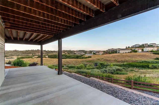 a view of outdoor space with mountain view
