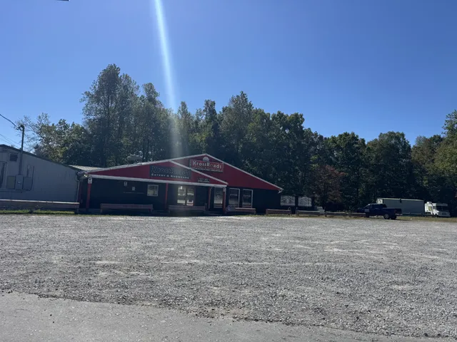 a view of a lake with a house