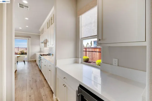 a room with furniture and a window