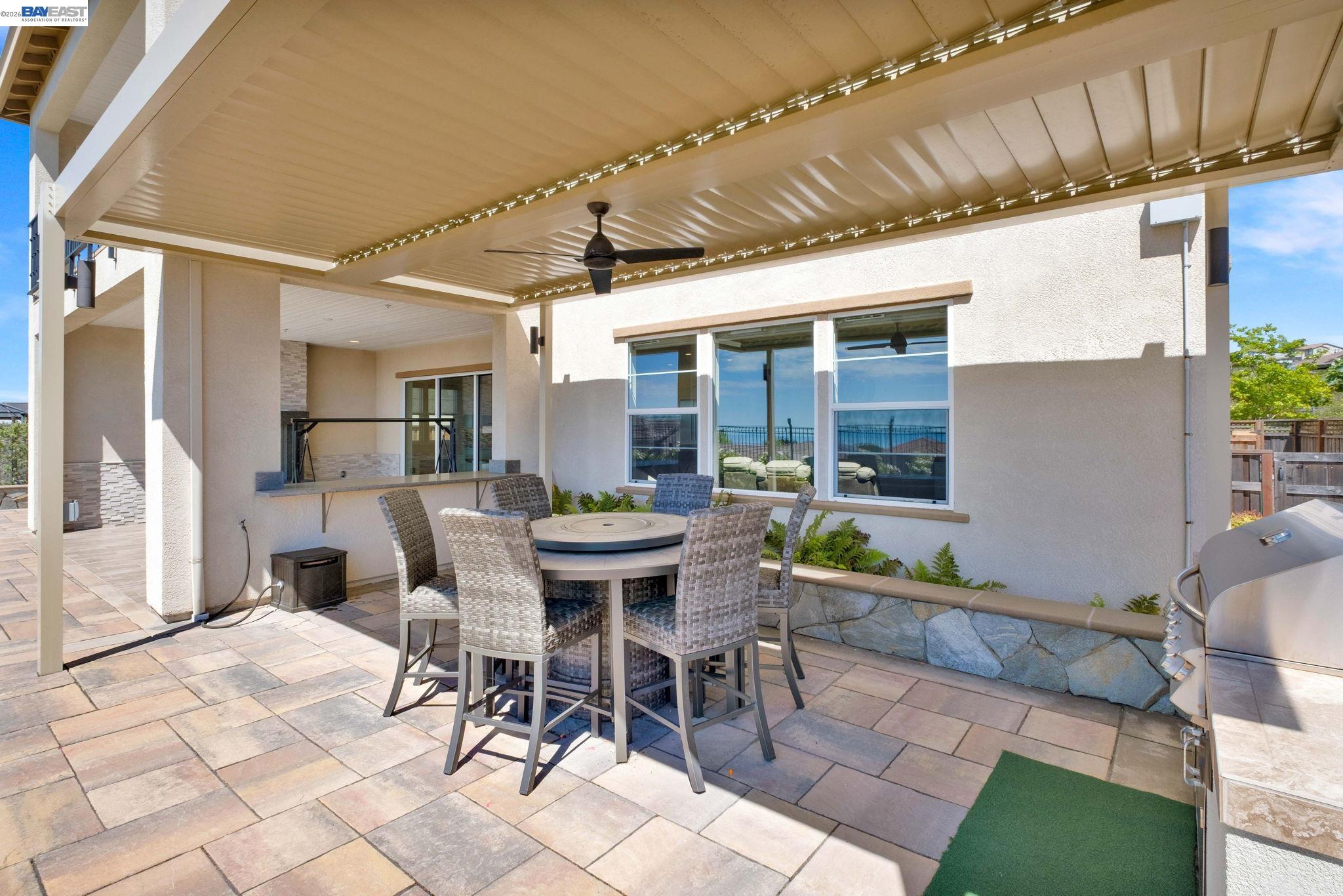 128 Dunfirth Drive Hayward, CA 94542 - Photo 39 of 60 a patio with table and chairs