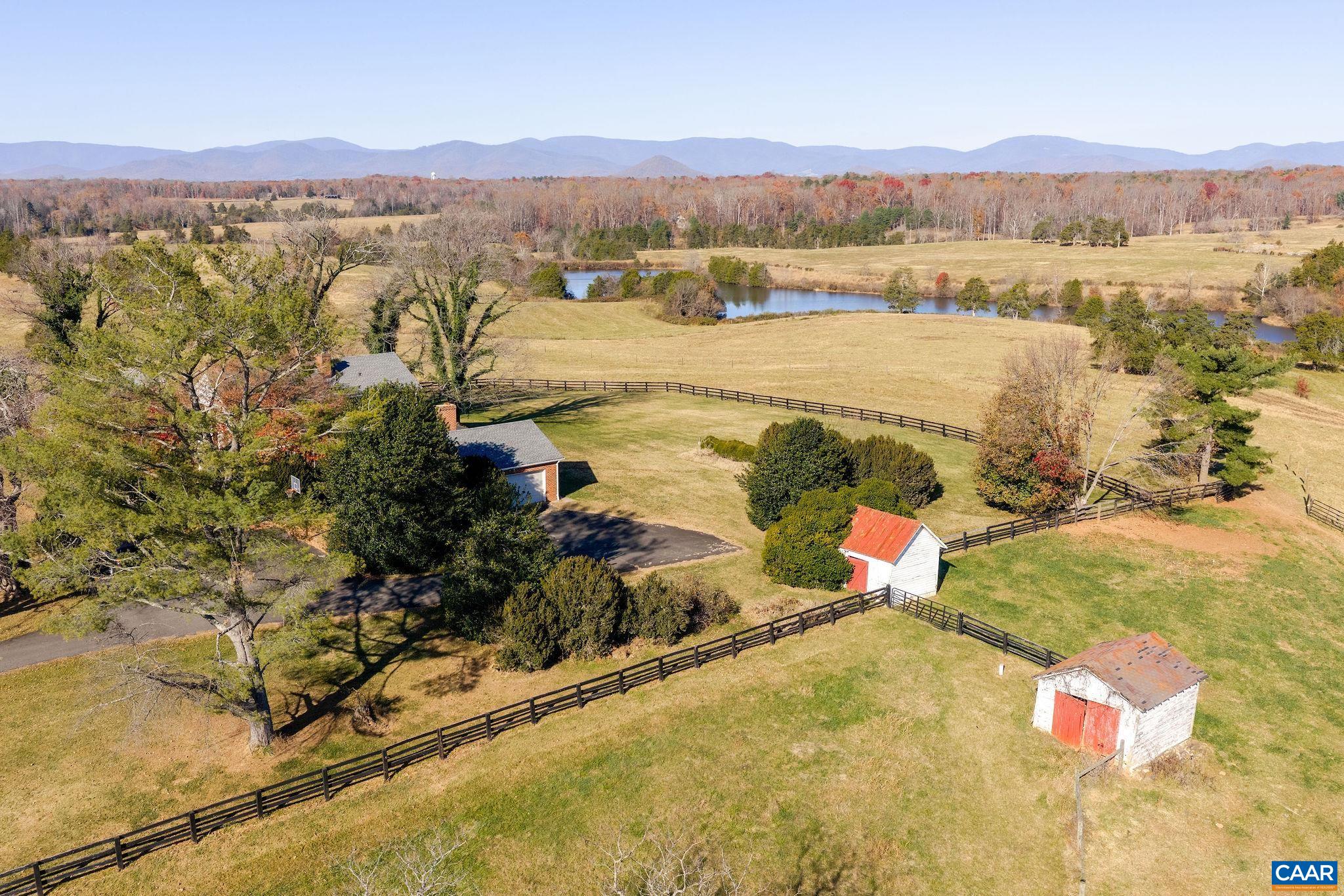 3260 Earlysville Road Earlysville, VA 22936 - Photo 11 of 42 an aerial view of residential houses with outdoor space