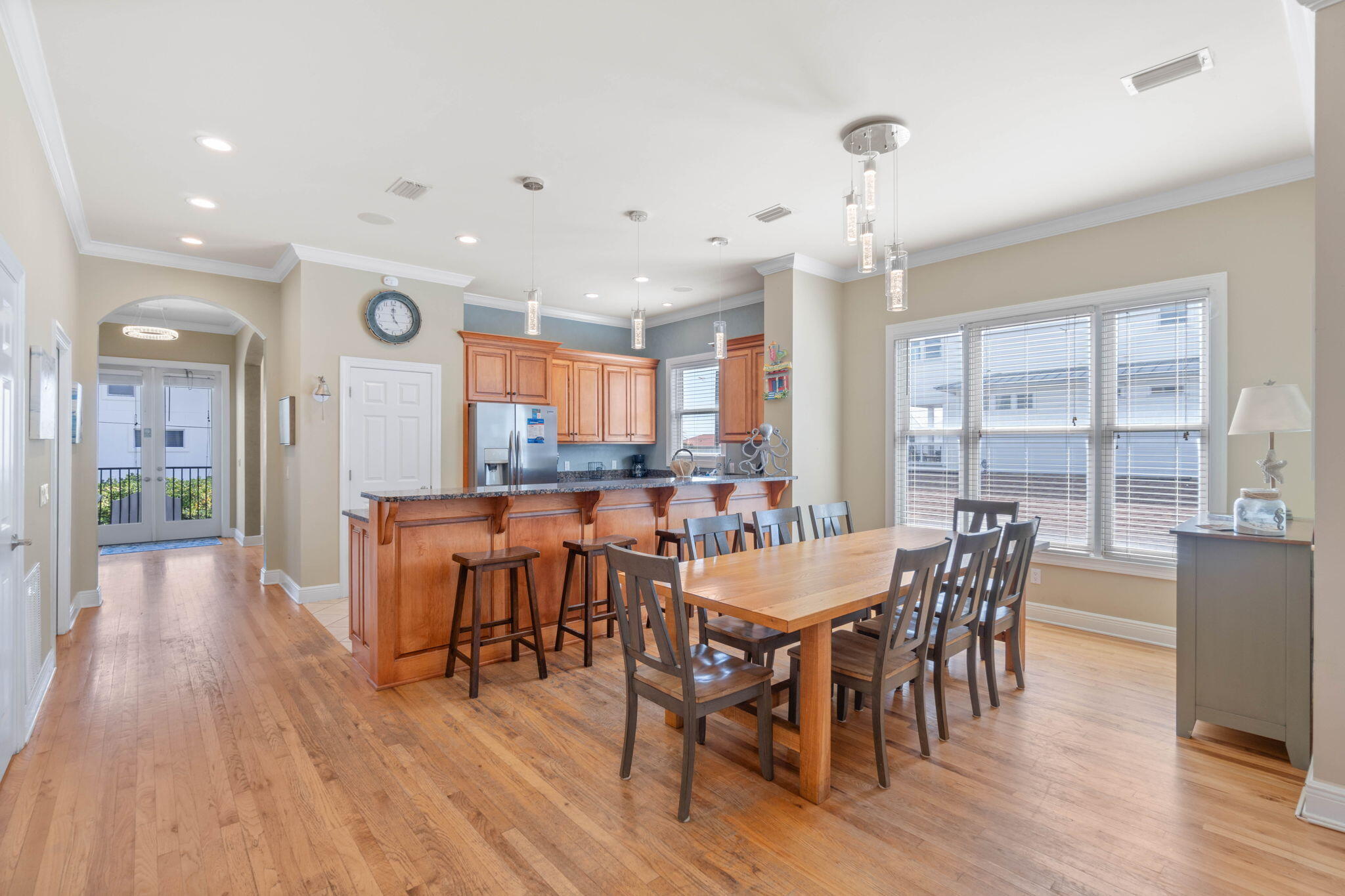 226 Sandtrap Road Miramar Beach, FL 32550 - Photo 30 of 63 a view of a dining room with furniture window and wooden floor