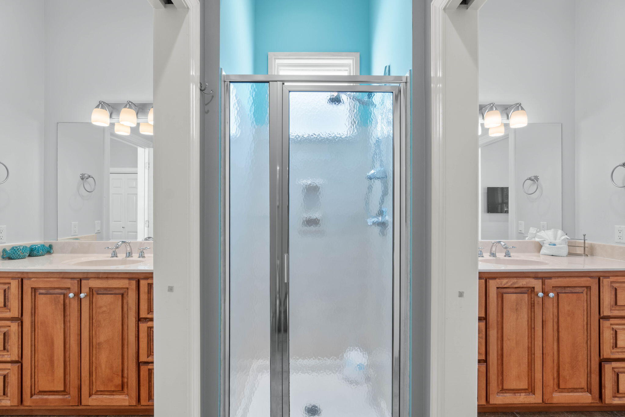 226 Sandtrap Road Miramar Beach, FL 32550 - Photo 47 of 63 a bathroom with a granite countertop sink a toilet and a mirror