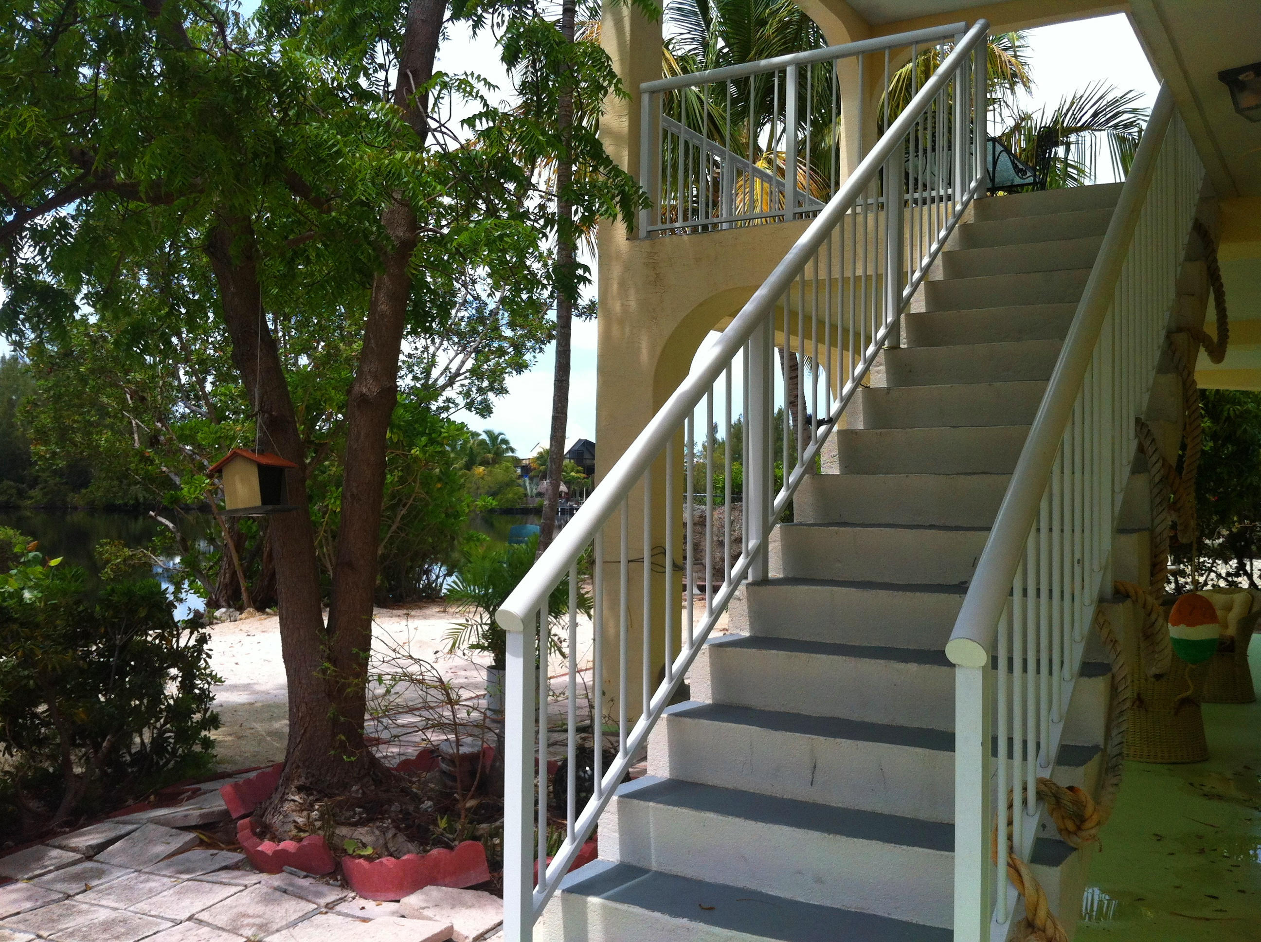 52 Mutiny Place Key Largo, FL 33037 - Photo 26 of 33 Stairway to Backyard