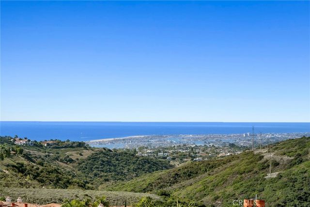 a view of city and mountain