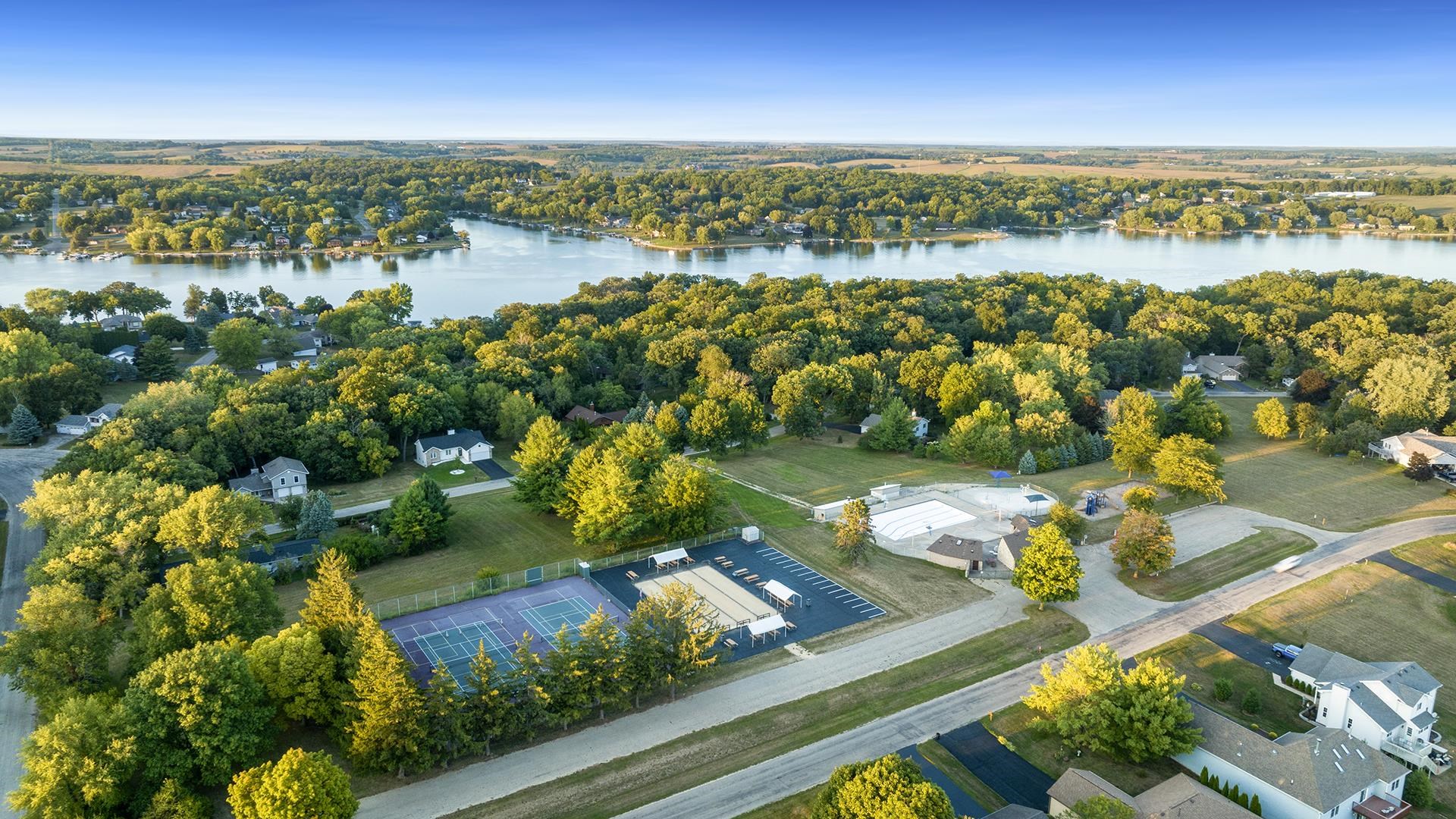 669 Lake Summerset Road Davis, IL 61019 - Photo 31 of 36 an aerial view of lake residential houses with outdoor space