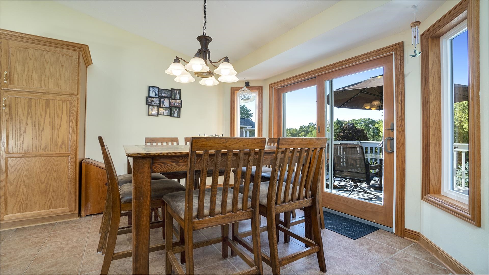 669 Lake Summerset Road Davis, IL 61019 - Photo 6 of 36 a view of a dining room with furniture window and outside view