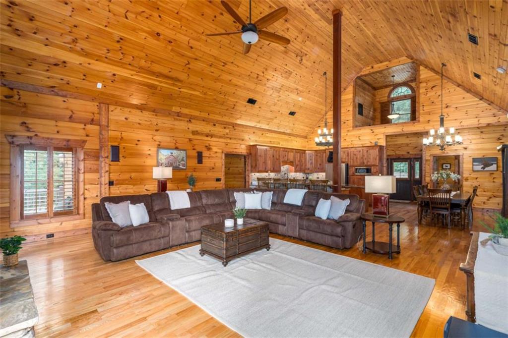31 High Cliff Road Jasper, GA 30143 - Photo 11 of 50 a living room with furniture and a fireplace