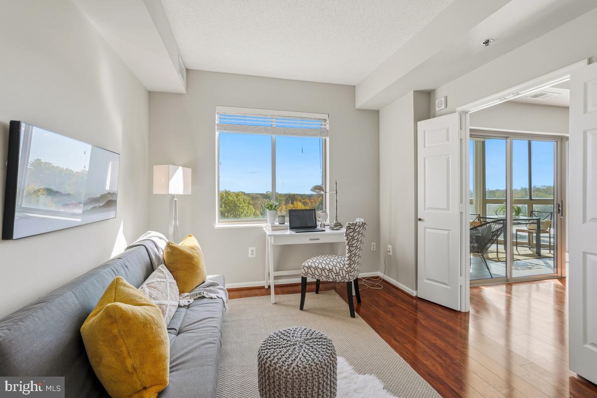3005 South Leisure World Boulevard, Unit 624 Silver Spring, MD 20906 - Photo 23 of 53 a living room with furniture and a potted plant
