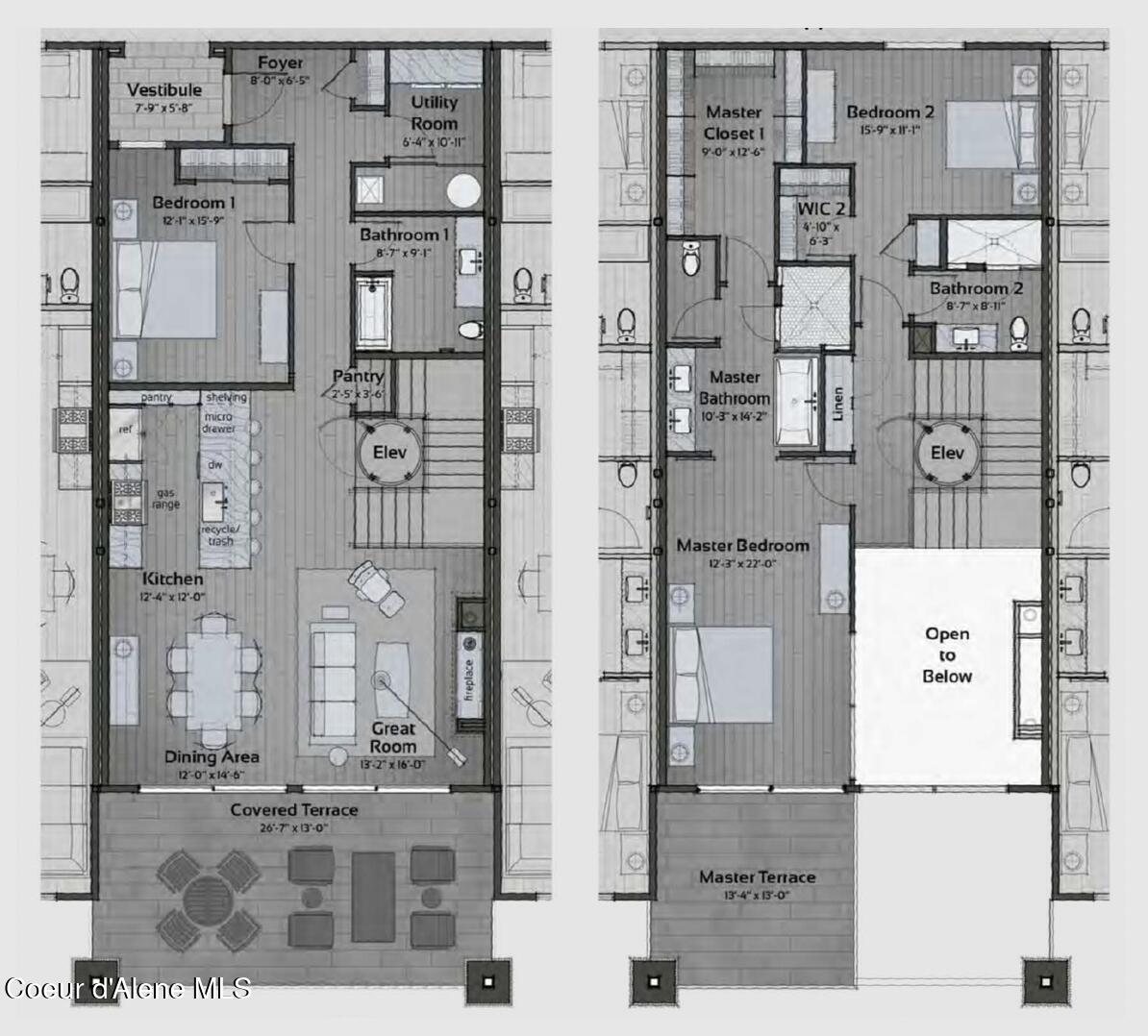 802 Sandpoint Avenue, Unit 8304 Sandpoint, ID 83864 - Photo 99 of 99 8304 Floor Plan copy