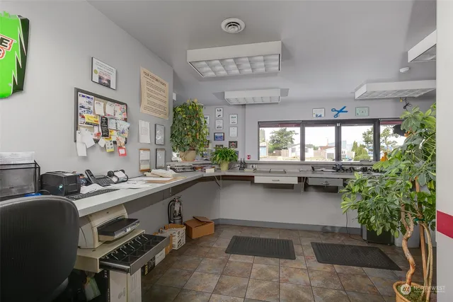 a view of a porch with furniture