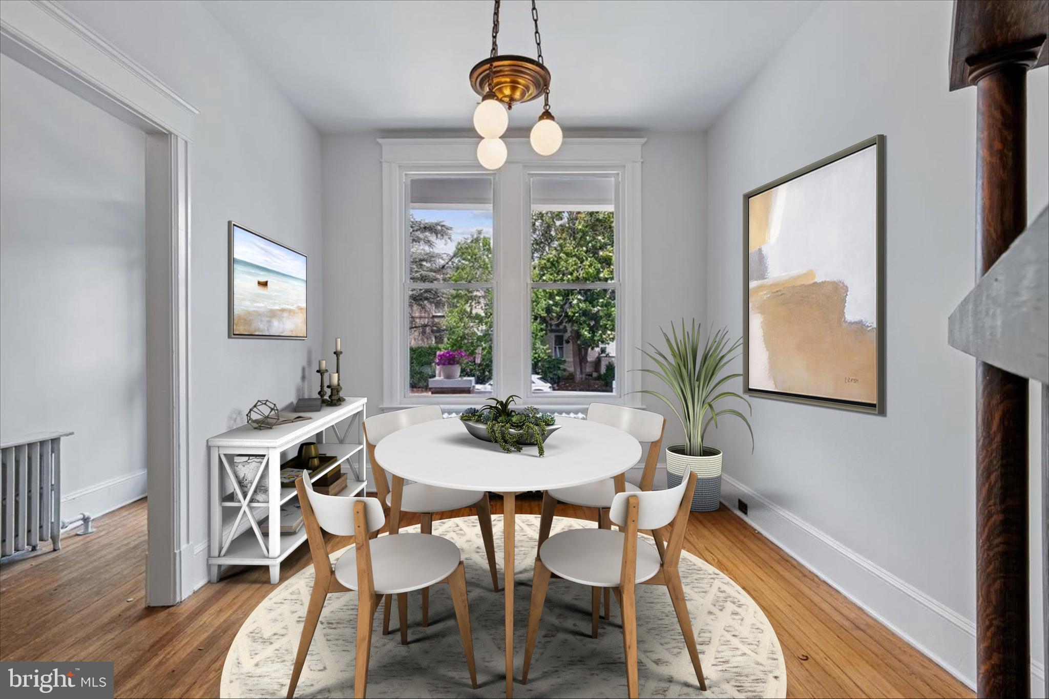 1105 G Street Southeast Washington, DC 20003 - Photo 10 of 51 Dining room, virtually staged