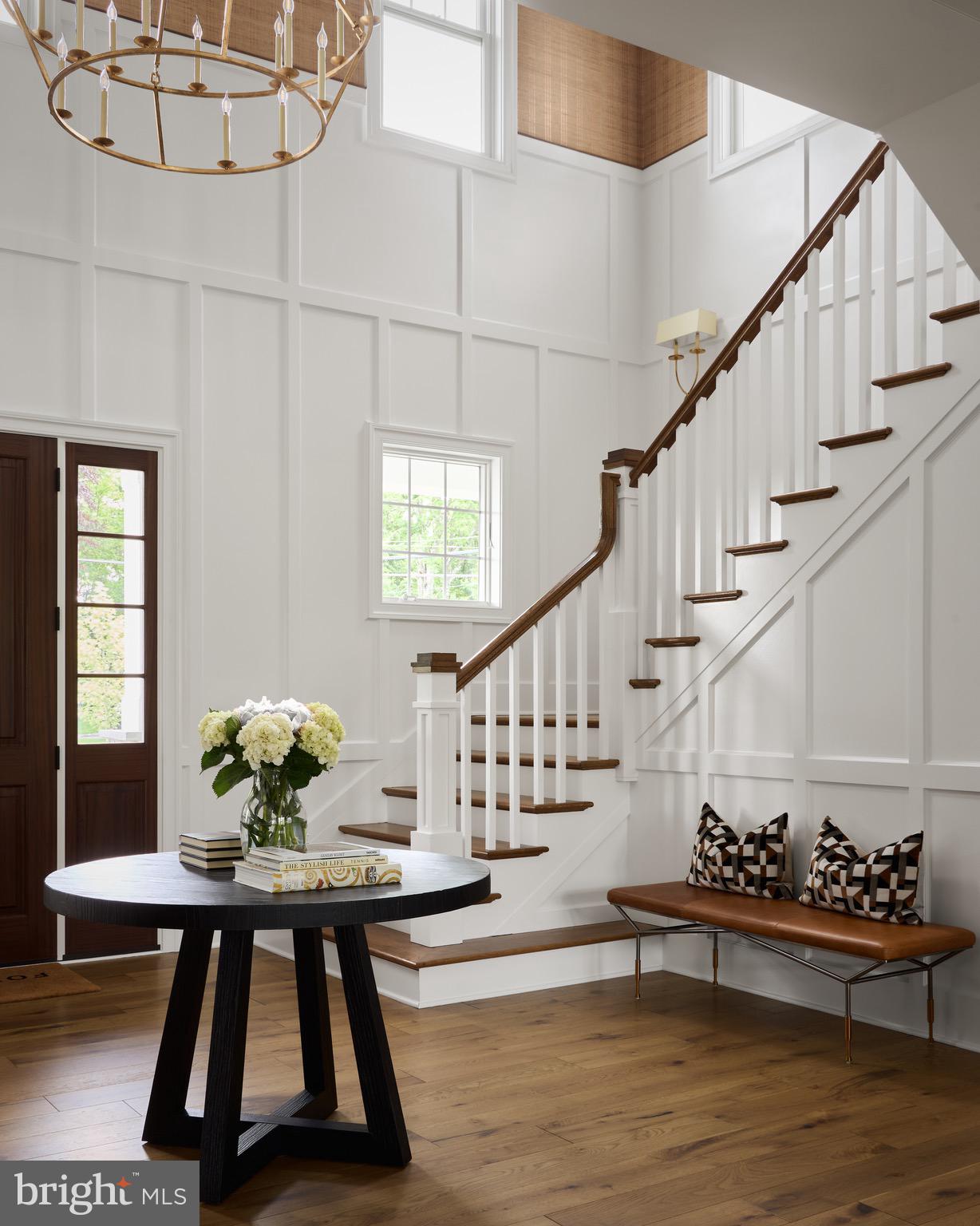 1052 Eagle Road Wayne, PA 19087 - Photo 10 of 18 a view of entryway and hall with wooden floor