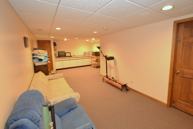 976 Lewis Road Geneva, IL 60134 - Photo 14 of 18 a living room with a couch and a ceiling fan