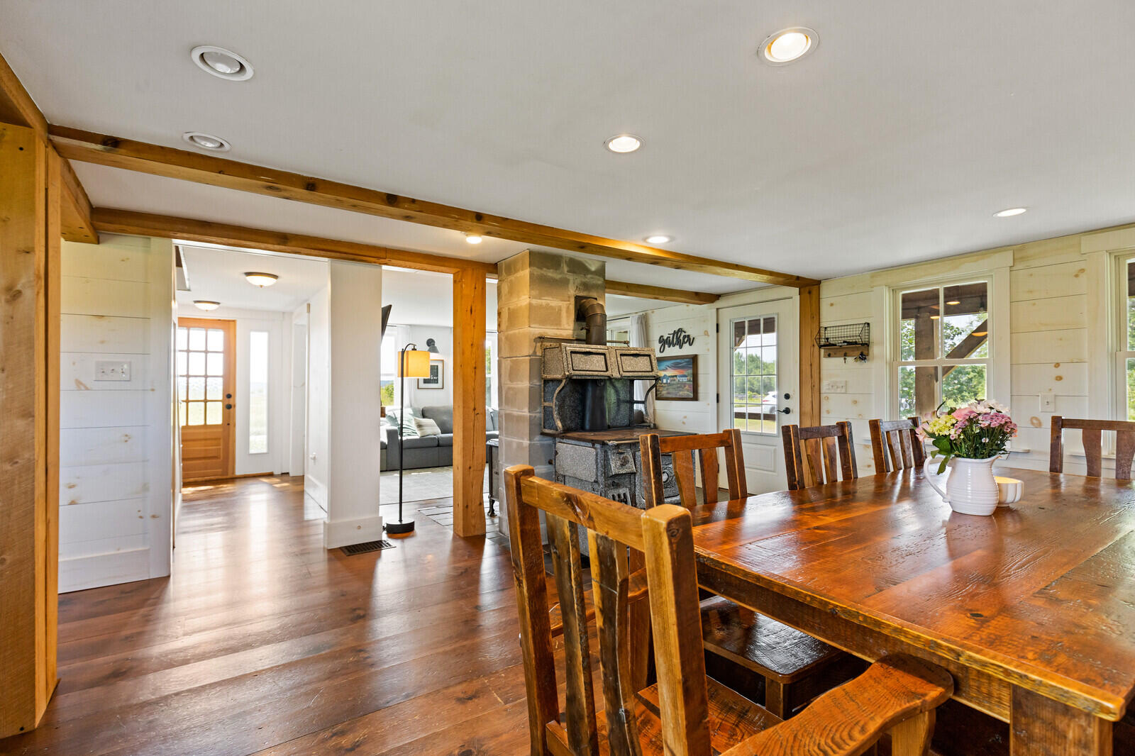 2140 Level Hill Road Palermo, ME 04354 - Photo 24 of 49 Dining looking towards livingroom