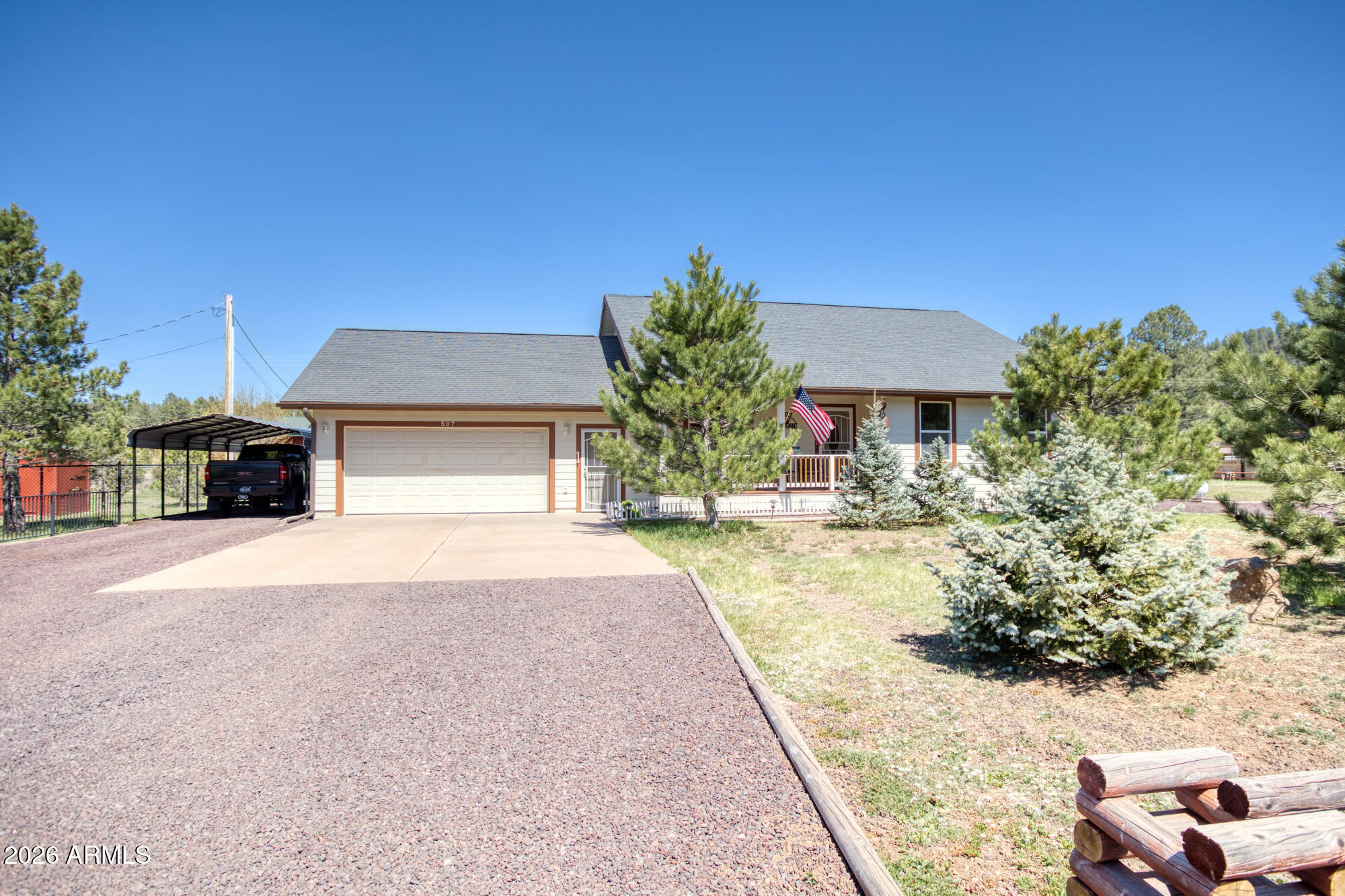 507 North Skylane Road Pinetop, AZ 85935 - Photo 1 of 52 Driveway Parking